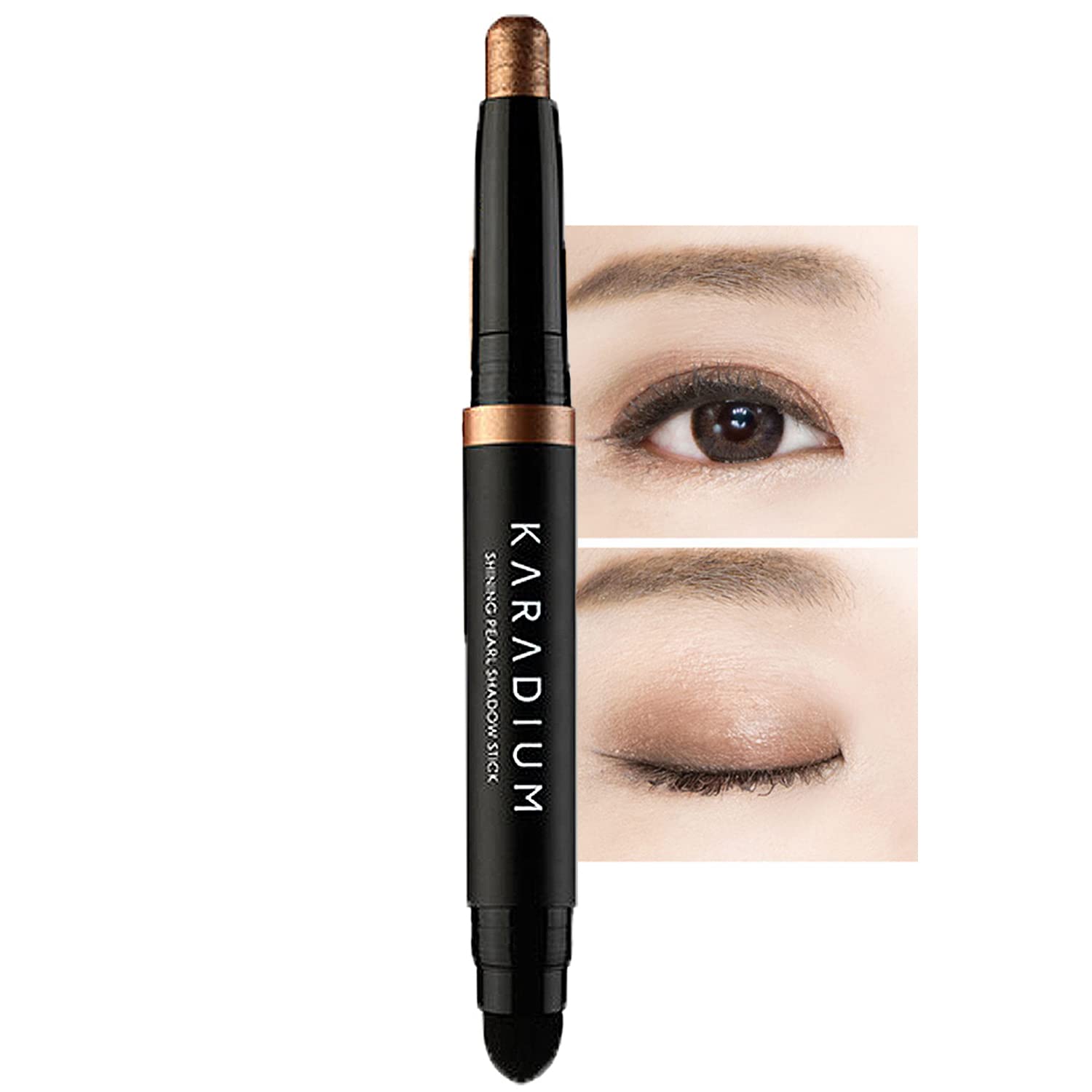 KARADIUM Shining Pearl Smudging Eye Shadow Stick, 1.4 g, #6 Chocolate Brown