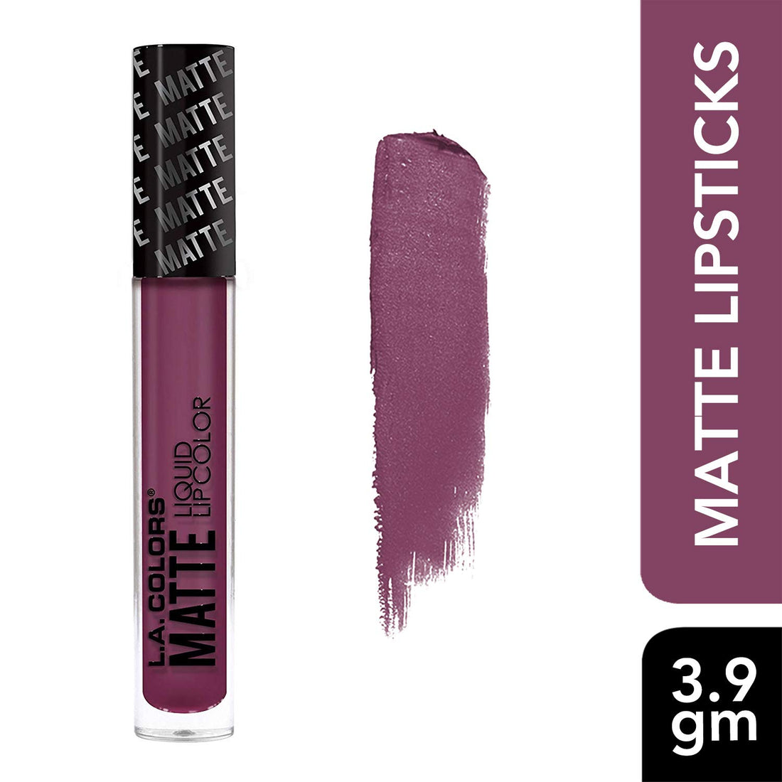 L.A. Colors Matte Liquid Lip Color, Fierce Mauve, 3.9g