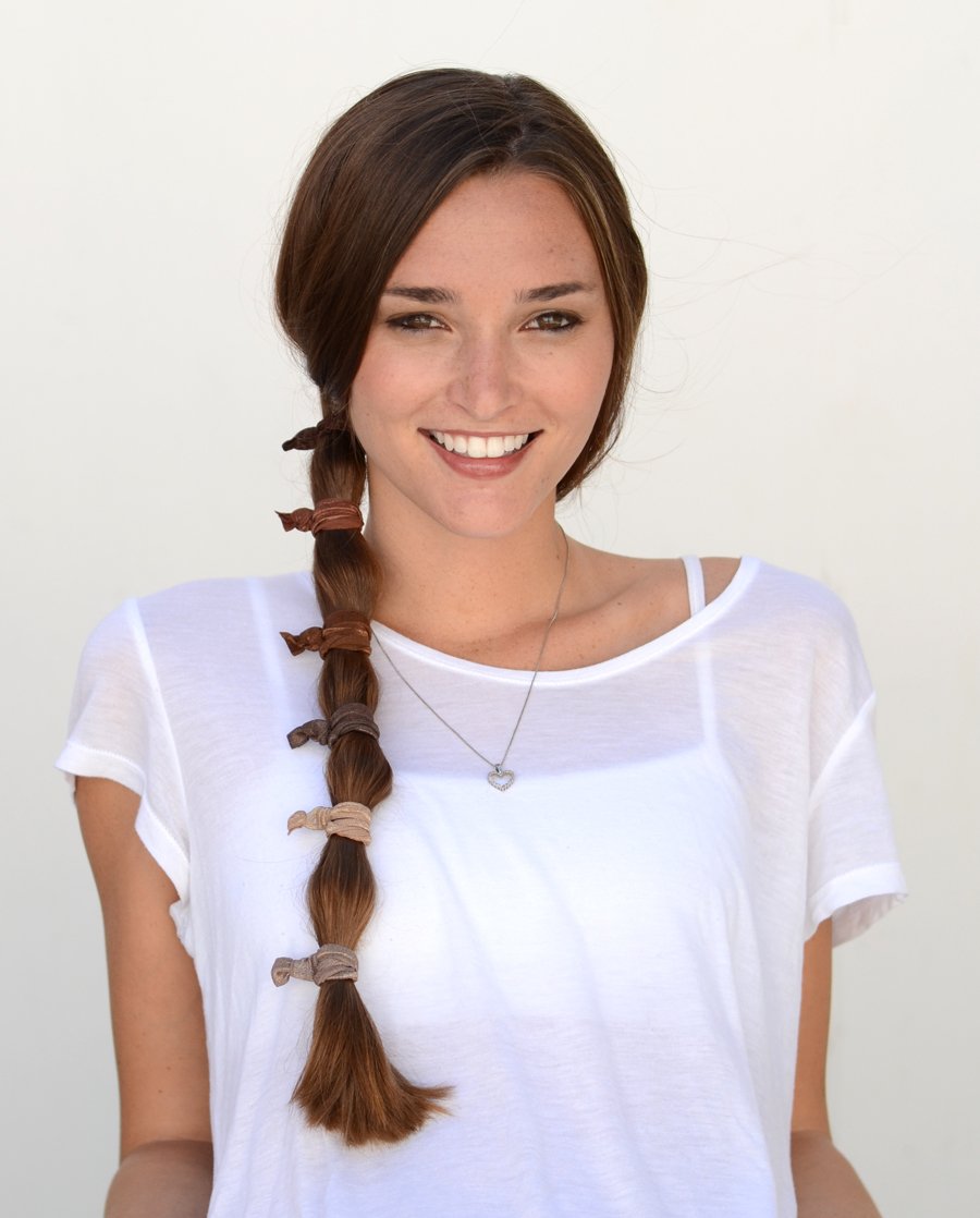 CyndiBands Hair Ties - Set of 6 (Blonde)