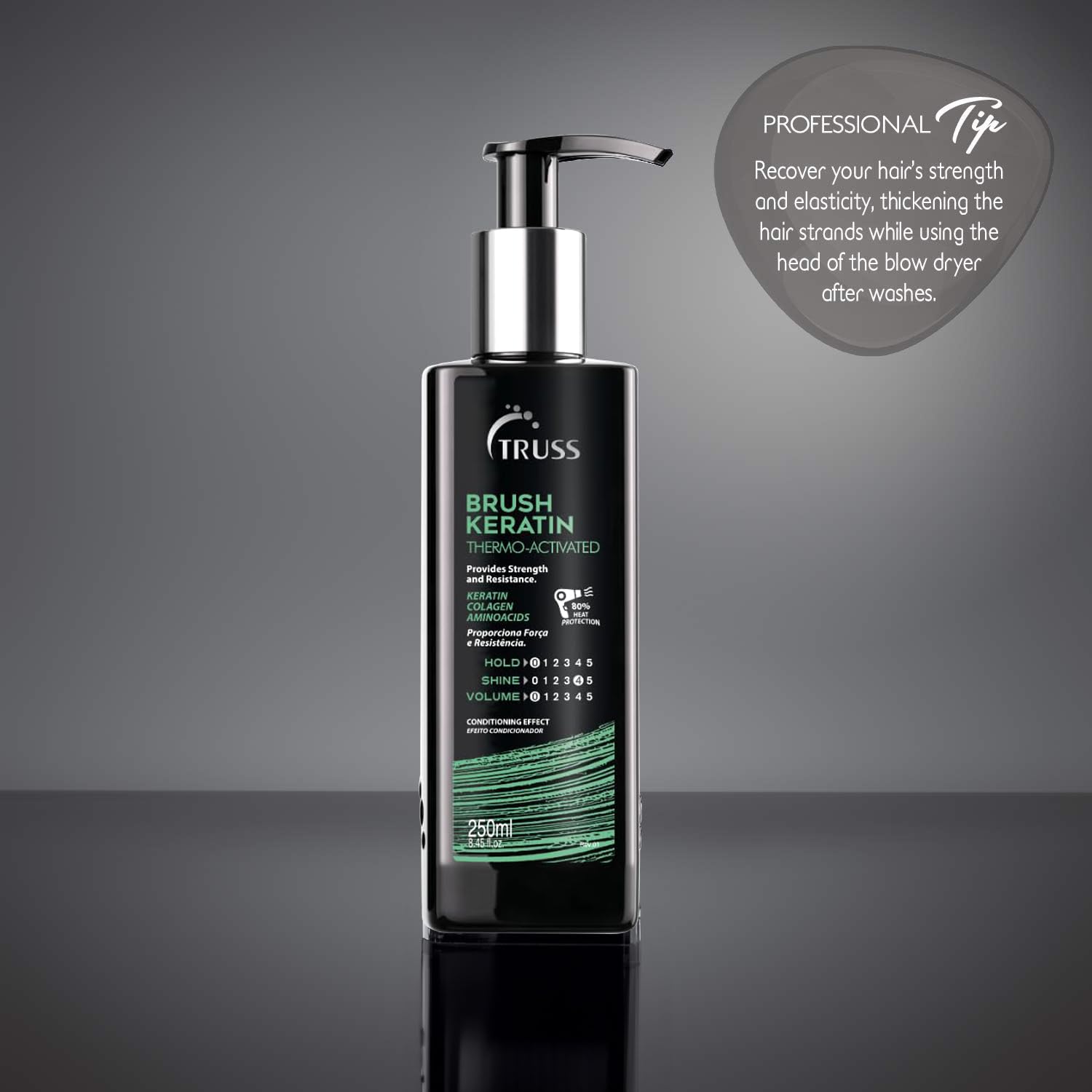 TRUSS Brush Keratin 250ml/8. 8fl. oz'