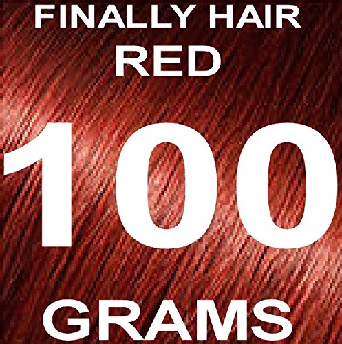 Finally Hair Building Fiber Refill 100 Grams Red Hair Loss Concealer by