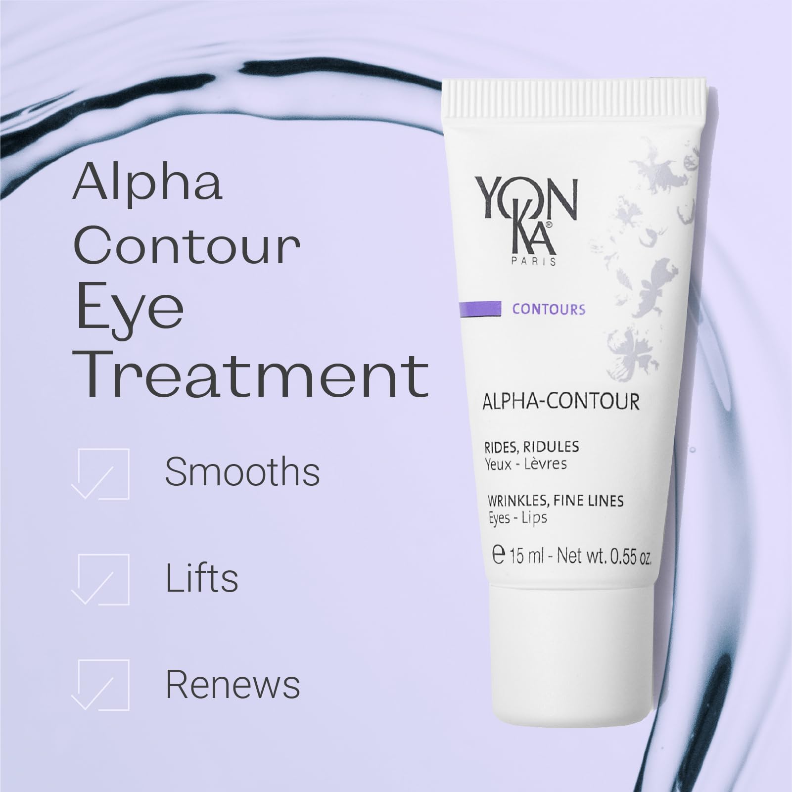 YonKa Alpha-Contour 0.55 oz. 15 ml Anti Wrinkles Fine Lines for Eyes - Lips 2012