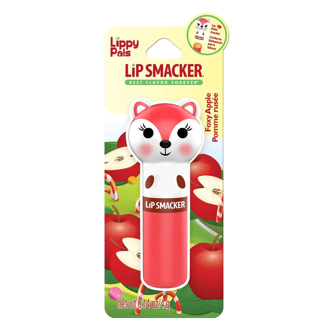 Lip Smacker Lip Balm, Fox Foxy Apple, 0.14 Ounce