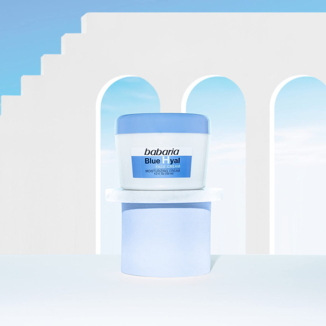 Babaria Hyaluronic Acid Face Cream - Intensely Hydrates and Smooths Your Epidermis - Provides Hydration and Reduced Flaccidity - Reduces Wrinkles and Fine Lines - Suitable for All Skin Types - 4.2 oz