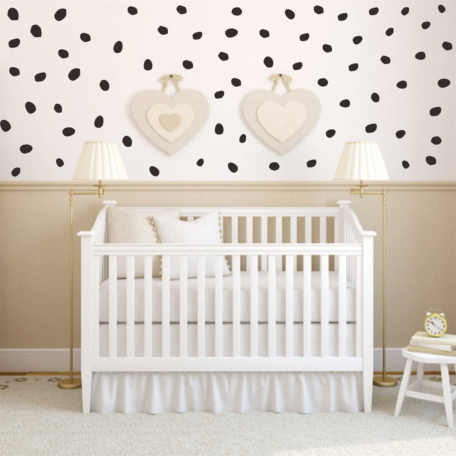 Polka Dots Wall Decal Irregular Dots Wall Decal Removable Vinyl Polka Dot Decor Modern Wall Sticker Nursery Wall Decor