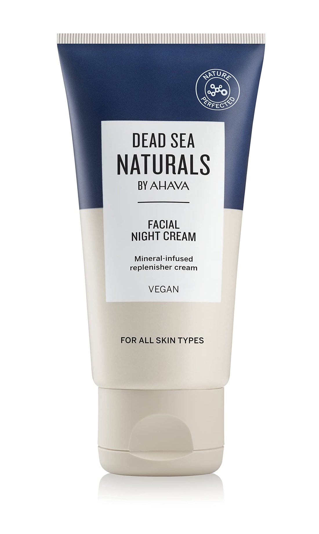 Dead Sea Naturals Facial Night Cream - Calming cream for face & neck, moisturizes, nourishes skin overnight, helps strengthen against daily aggressions, with exclusive Dead Sea Minerals, 1.7 Fl.Oz
