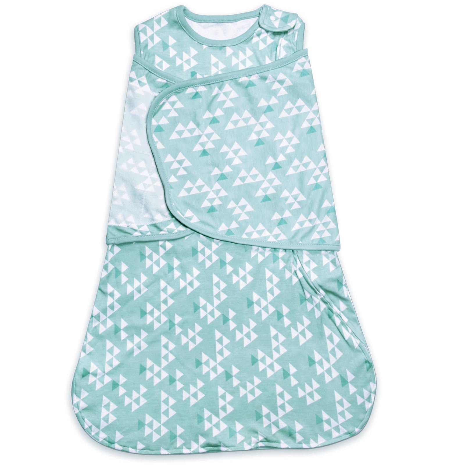 Sleepsack Swaddle,Adjustable Wearable Baby Sleep Sack XL,Miracle Swaddle for Babies Large,100% Cotton,6-12 Months(Green)