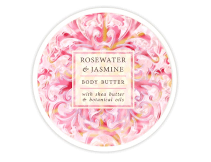 Greenwich Bay Botanic Body Butter Rosewater & Jasmine 8Oz Tub