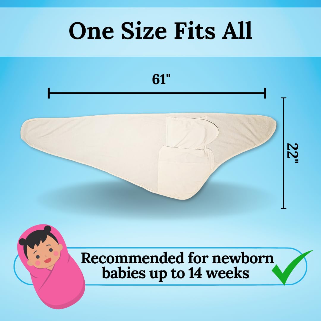 Miracle Blanket Swaddle Wrap – Help Your Newborn Sleep Longer – Soft & Secure Sleep Sack for Infants – Easy-to-Use Swaddling Blanket for a Calm Baby (Solid Heather Gray)