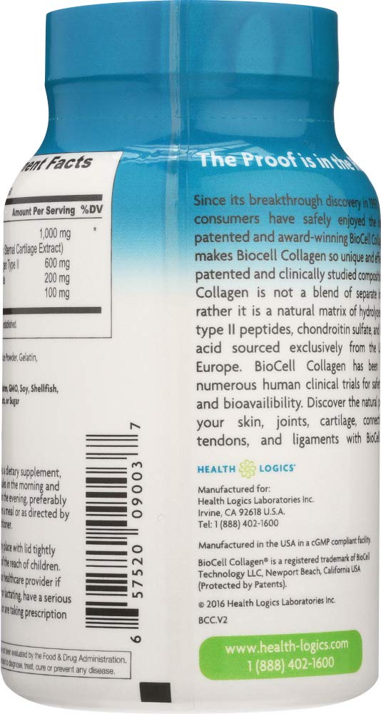 Health Logics BioCell Collagen - 120 Capsules