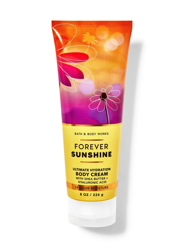 Bath & Body Works Ultimate Hydration Body Cream Gift Set For Women, 8 Fl Oz (Forever Sunshine)