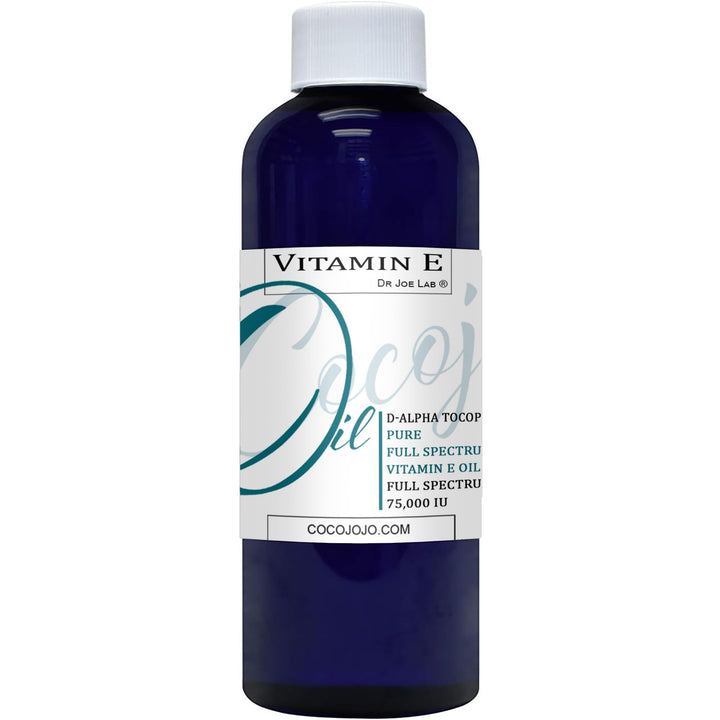cocojojo Vitamin E Oil for Skin, Organic Vitamin E Oil for Hair, Face, Liquid Vitamin E, Vitamin E Body Oil, 100% Pure Natural Cold Pressed Unrefined, Moisturizes & Nourishes, Non GMO - 2 Oz