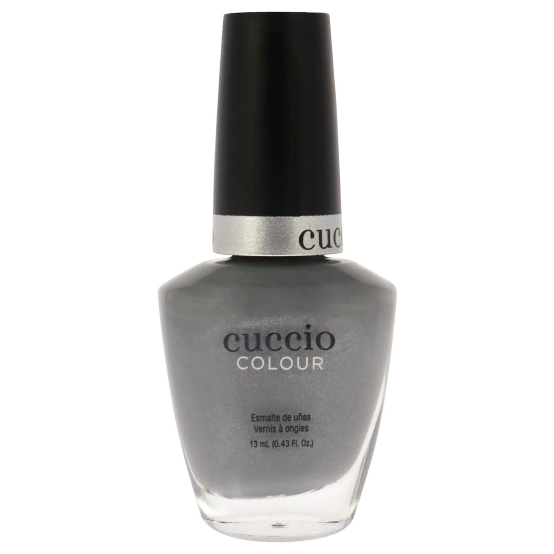 Cuccio Soaked In Seattle Nail Polish Nail Paint | Colour Grey | 13ml | Long Lasting, Glossy, Vegan | Parben Free | No Yellowing | FREE from harmful Chemicals