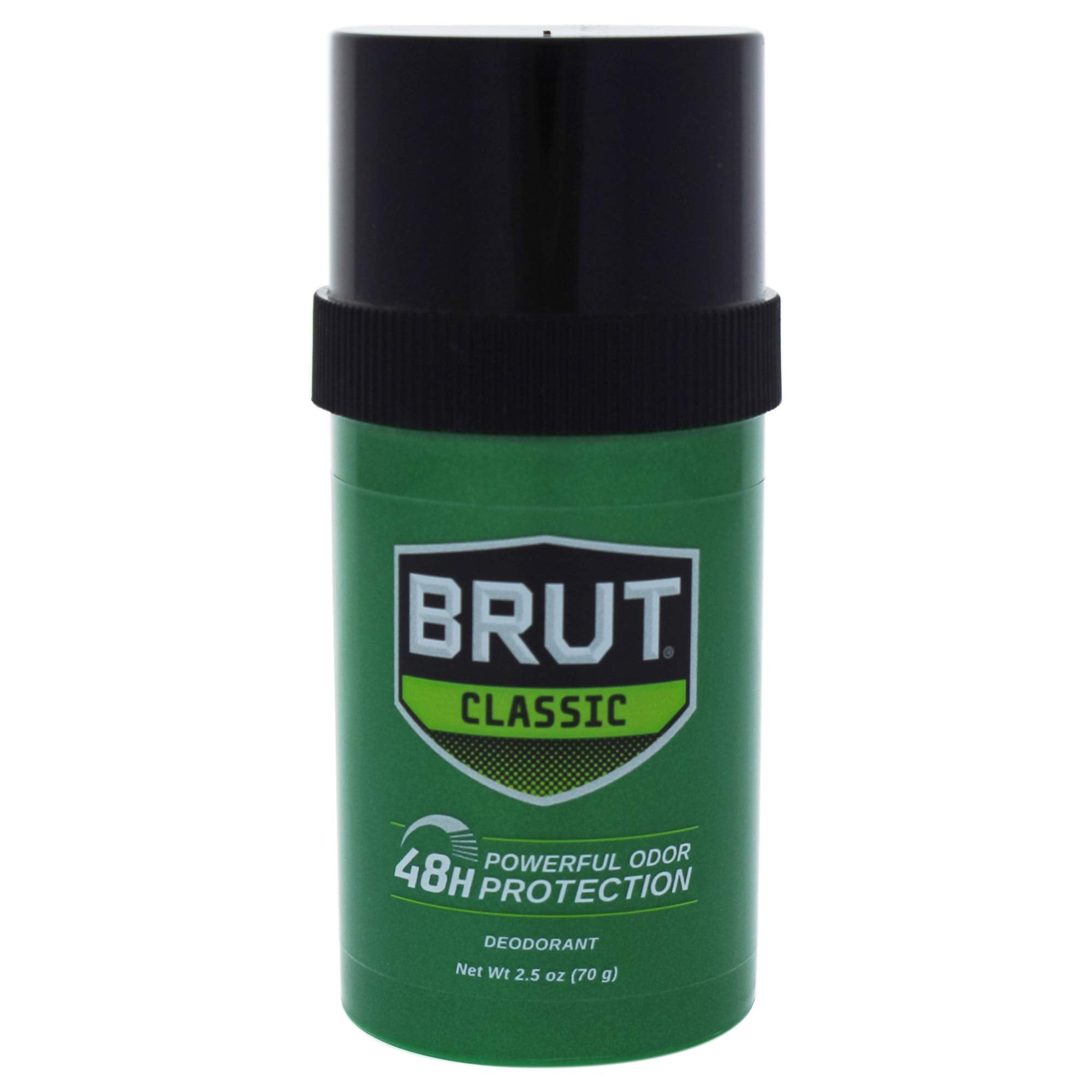 Brut Deodorant, Round Solid, 2.5 Ounces (Pack of 6)