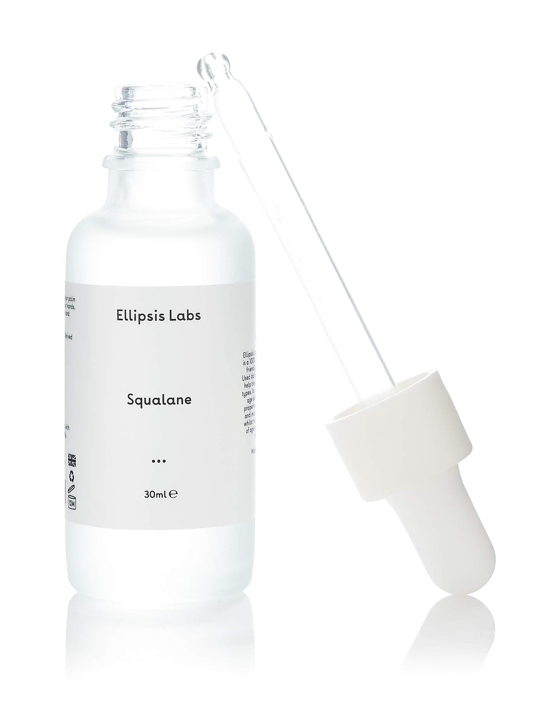 Ellipsis Labs Squalane Oil, 100% Natural Olive derived Squalane Oil, a Deep Moisturizer for targeting Dry Skin with Anti-Aging Properties (1oz / 30ml)