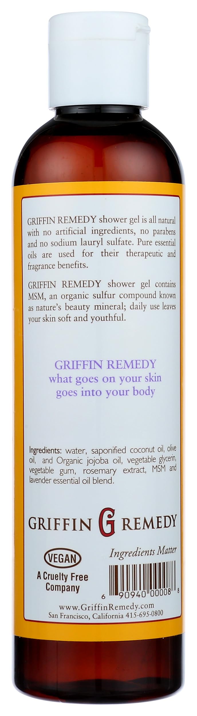 Griffin Remedy Bulgarian Lavender Shower Gel