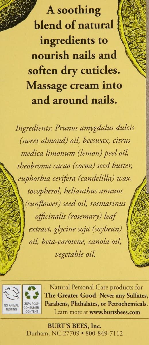 Burt's Bees Lemon Butter Cuticle Creme - 0.6 oz - 2 pk
