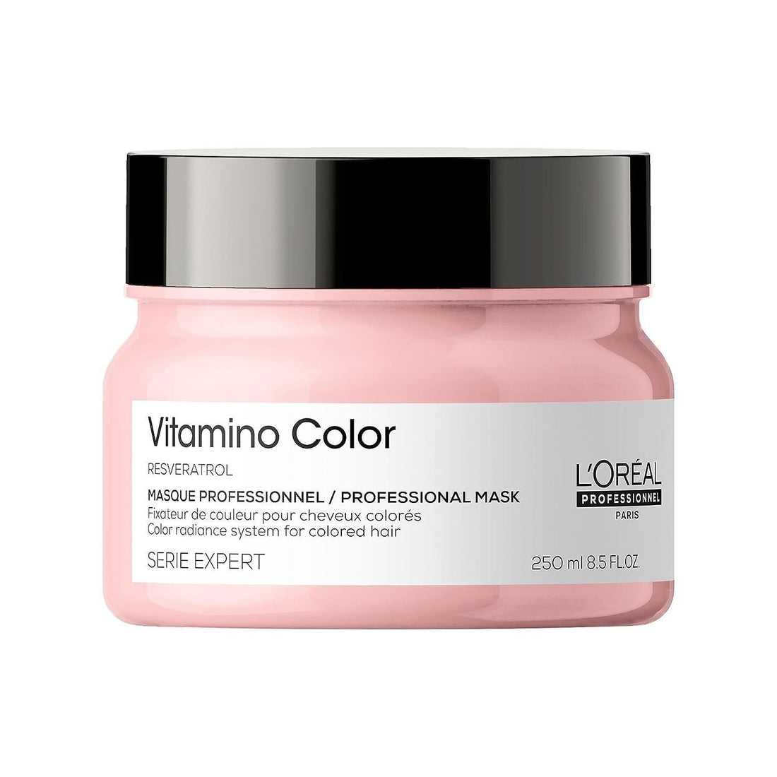L'Oreal Professionnel Vitamino Color Hair Mask | Protects & Preserves Hair Color | Enhances Shine & Vibrancy | Moisturizes & Detangles | For Color Treated Hair | 8.5 Fl. Oz.