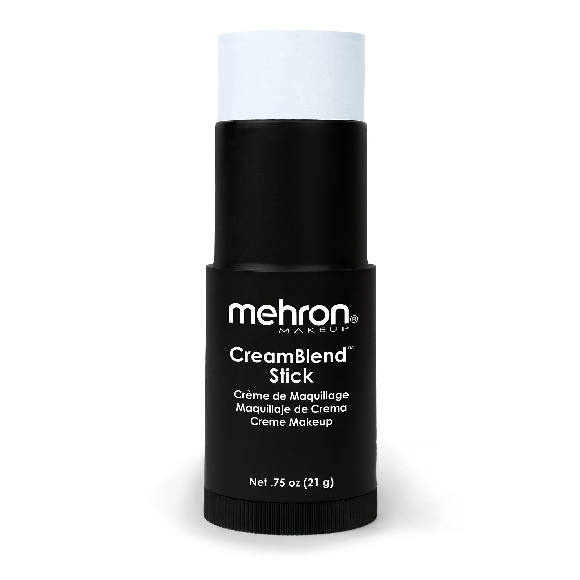 Mehron Makeup CreamBlend Stick, MOONLIGHT WHITE - .75oz
