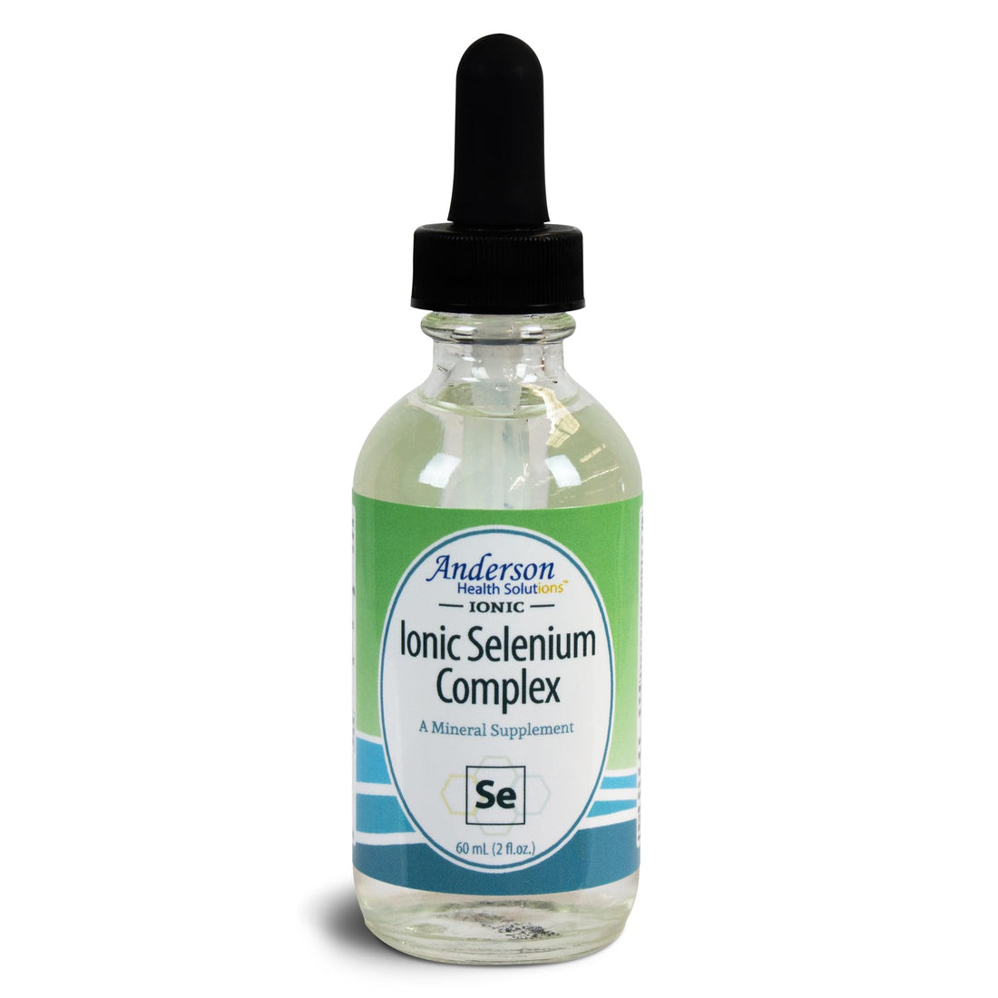 Anderson Ionic Selenium Complex, Liquid Selenium Supplement Drops, Supports Thyroid and Immune System, Antioxidant, Ionic Mineral Drops, Fights Free Radicals, 40 Servings, 2 fl oz