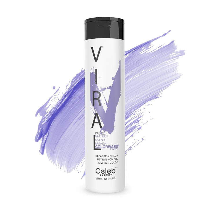 Celeb Luxury Viral Pastel Lavender Color Wash