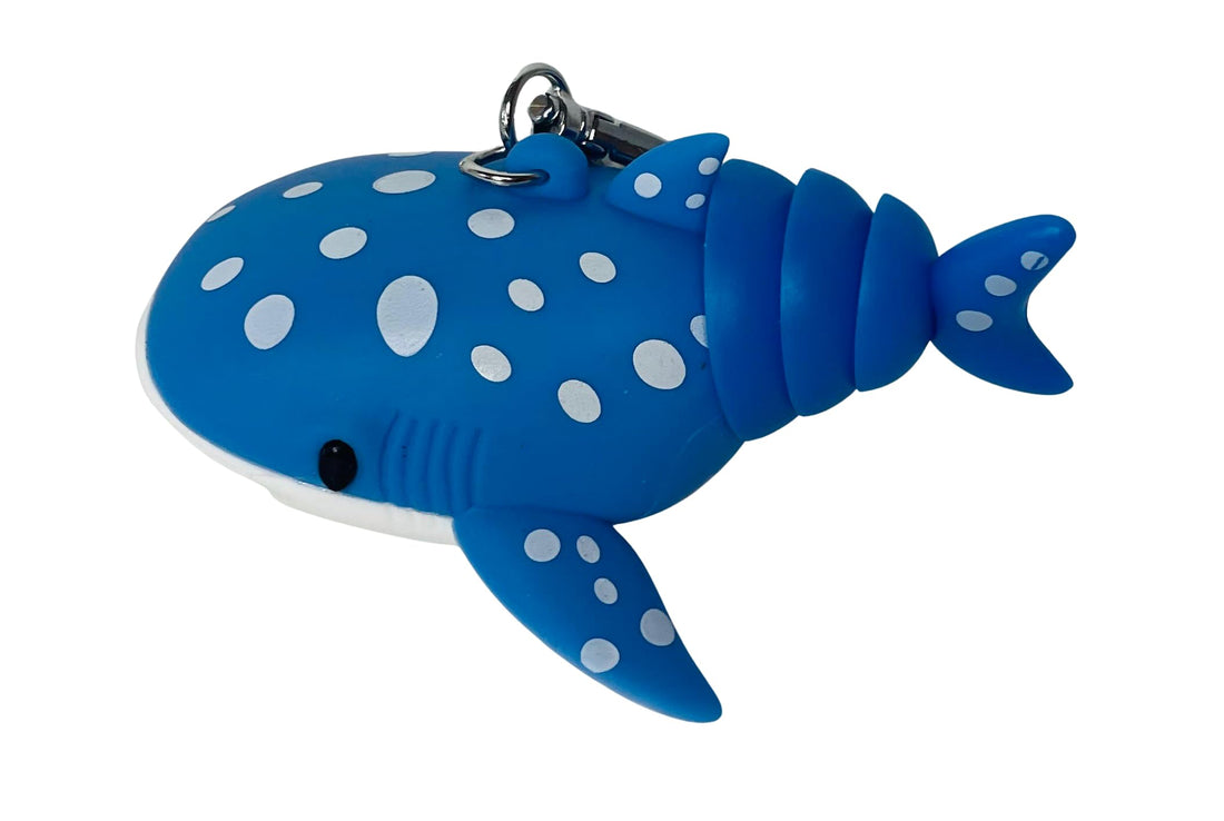 Bath and Body Works Blue and White Shark Pocketbac Hand Sanitzer Holder