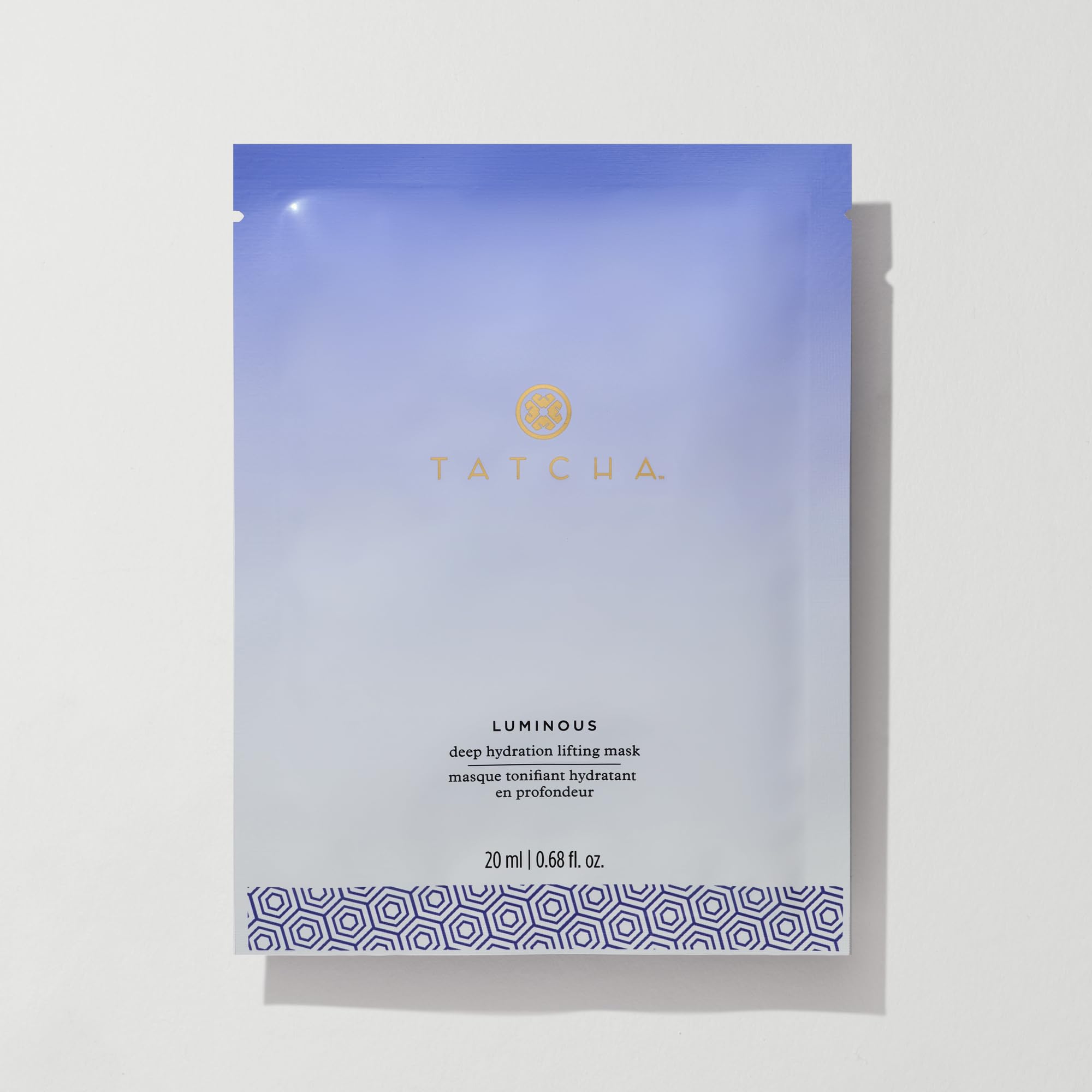 TATCHA Luminous Deep Hydration Lifting Mask | Single Use Mask for Luminous Skin | 20 ml / 0.68 oz