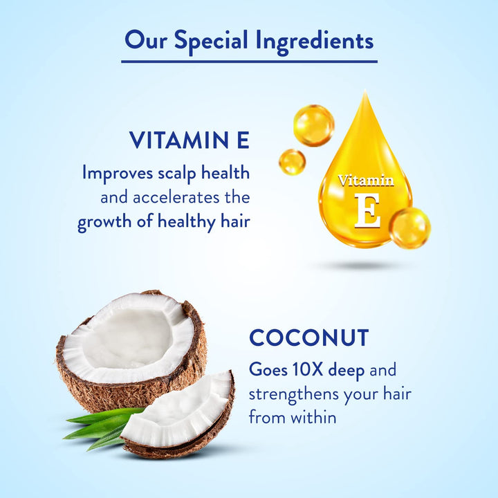 Parachute Advansed Gold Coconut Hair Oil with Vitamin E| Pure Coconut Oil| For Long, Strong & Nourished Hair| Damage & Dryness Protection| 6.4 Fl.oz.