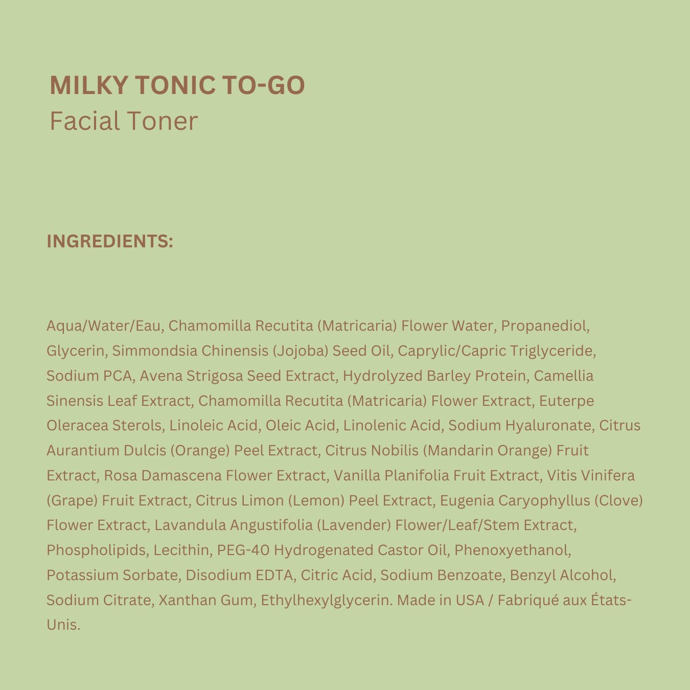 Pixi Milky Tonic to-Go, Calming & Hydrating Pads Containing Jojoba Milk, Infused with Oat Extract to Soothe, Alcohol-Free Daily Nourishing Toner On The Go, 60 Pads