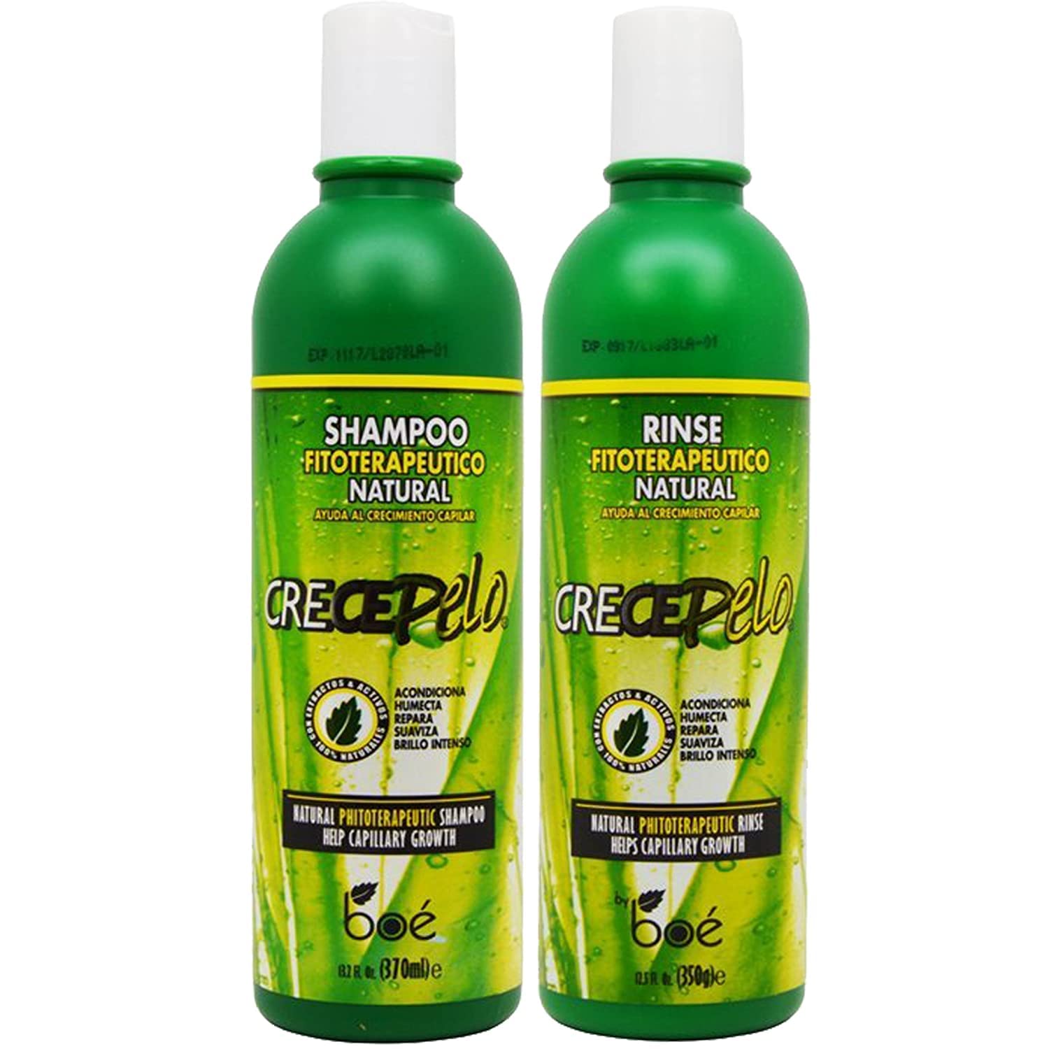 BOE Crece Pelo Shampoo + Rinse 12 oz Combo Set!!
