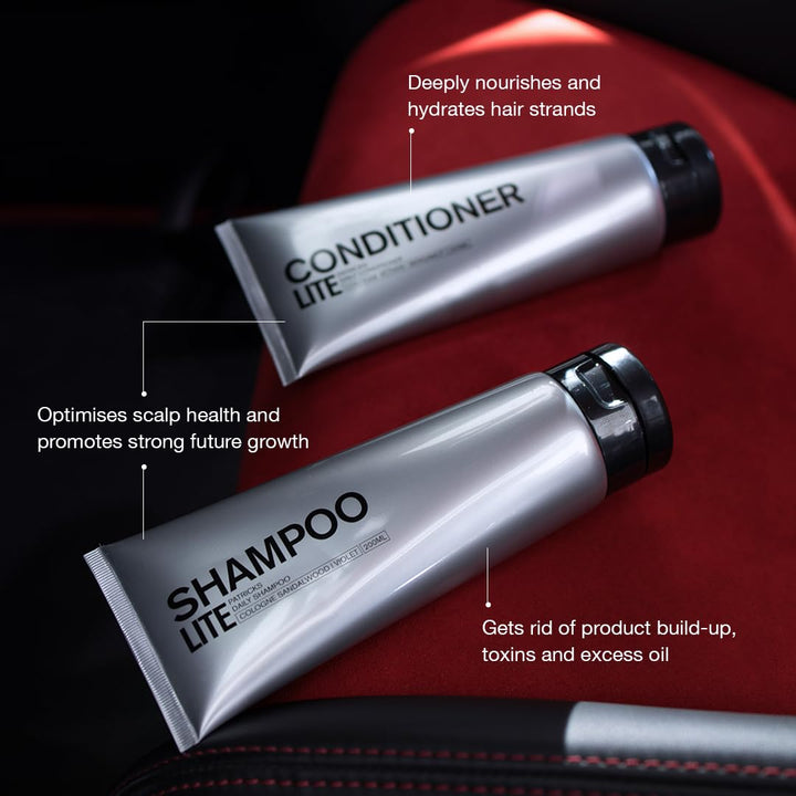 Patricks SH Lite Shampoo - Notes of Sandalwood, Violet - Hair Loss Shampoo Treatment, Hair Growth Shampoo, Hair Treatment, Daily Moisture Renewal, Hair Regrowth Shampoo Normal, Dry, Oily Hair 200ml