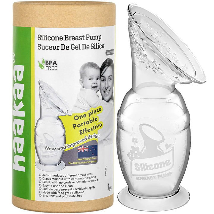 Haakaa Manual Breast Pump Silicone Breastpump Milk Saver (4oz/100ml)