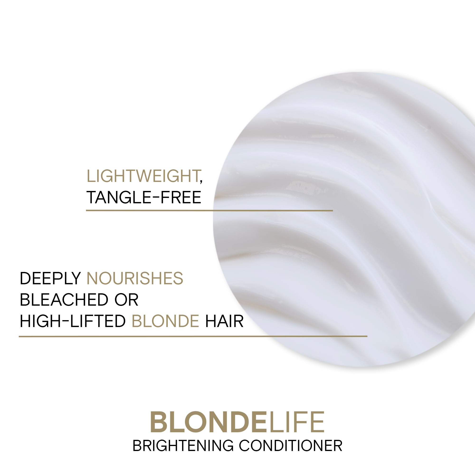 Joico Blonde Life Brightening Conditioner | For Blonde Hair | Illuminate Hydration & Softness | Add Softness & Smoothness | Sulfate Free | With Monoi & Tamanu Oil | 8.5 Fl Oz