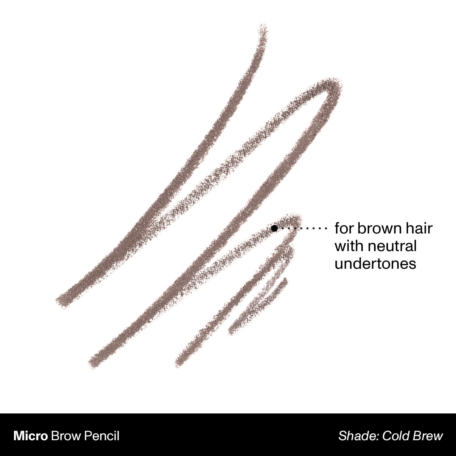 Morphe Micro Dual Eyebrow Pencil - Dual-Ended Brow Pencil Featuring a Retractable, Ultra-Precise, Pointed Tip - Richly Pigmented, Smooth-Gliding, Long-Lasting Wax Formula - Cold Brew (0.003 oz)