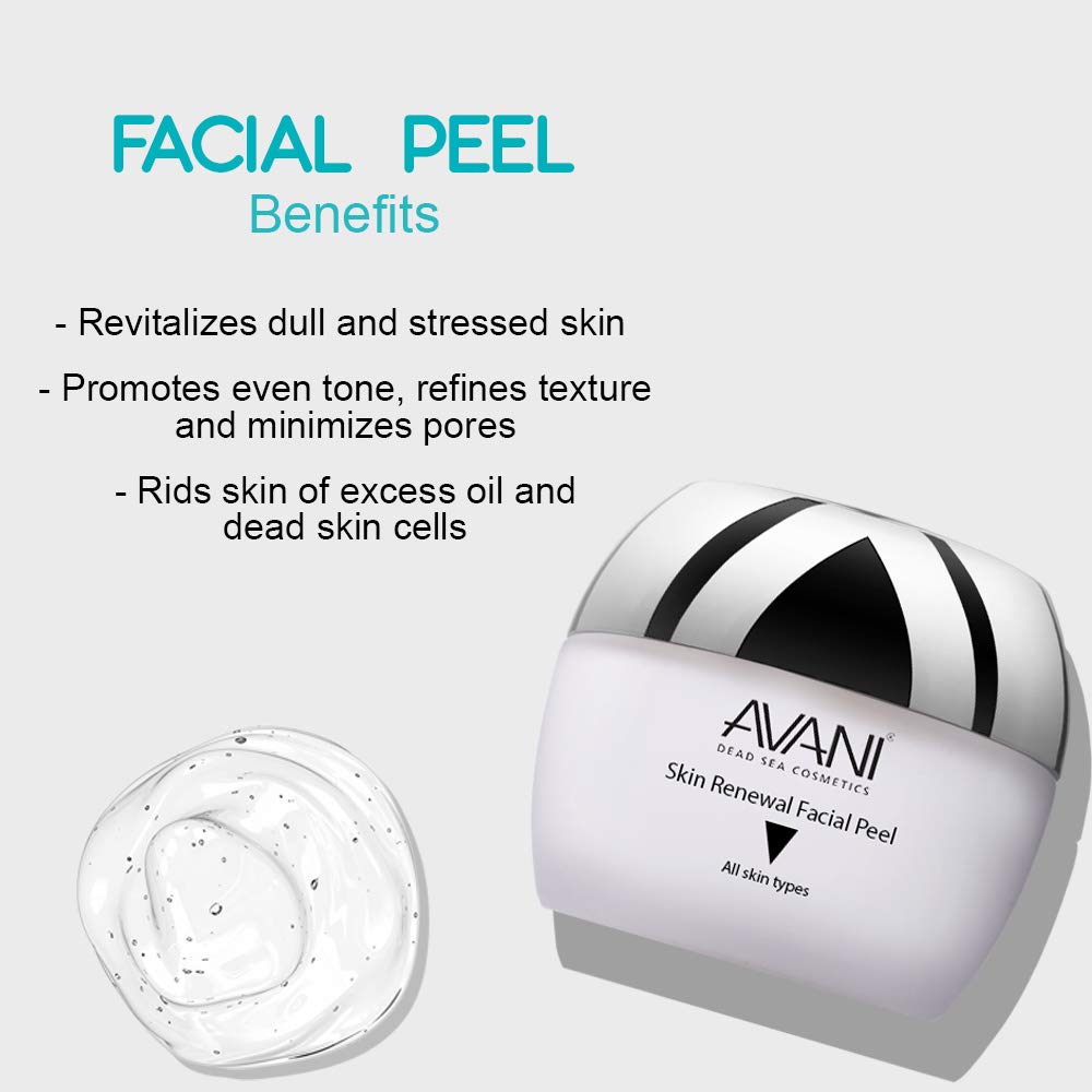 AVANI Skin Renewal Facial Peel, 1.7 fl. oz. 70% larger, better packaging