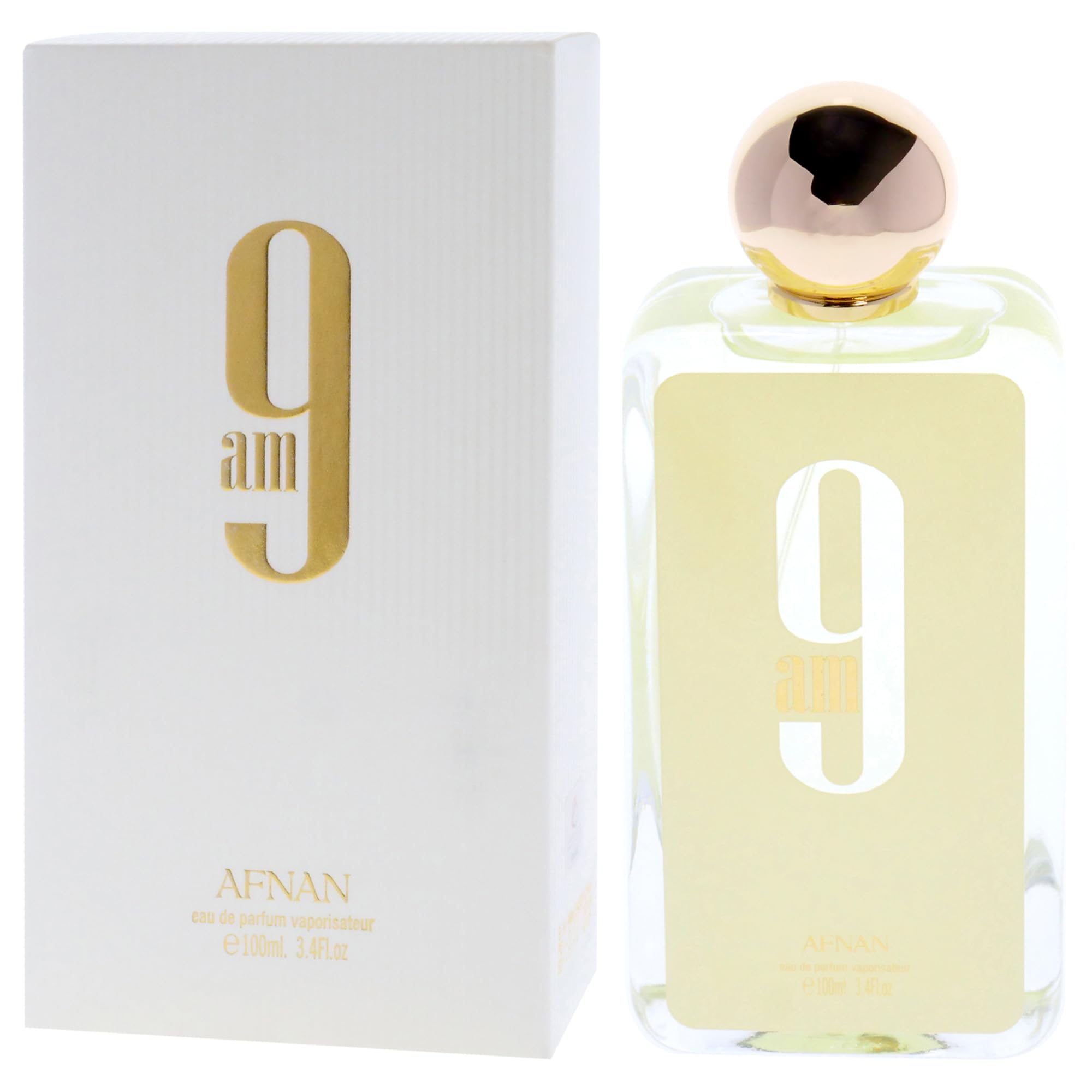 Afnan 9am by Afnan Eau De Parfum Spray (Unisex) 3.4 oz Men