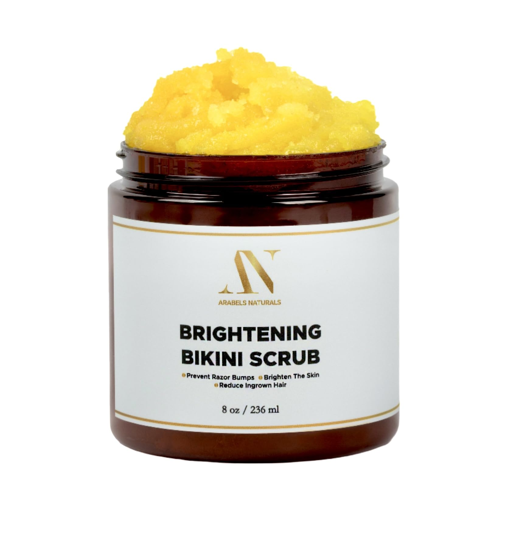 Bikini Area Exfoliator Exfoliating Body Scrub, Brightening Body Exfoliator Exfoliating Scrub, Bump Eraser KP Body Exfoliant Shower Scrub Ingrown Hair Treatment Razor Bump Treatment Body Scrubs 8 OZ