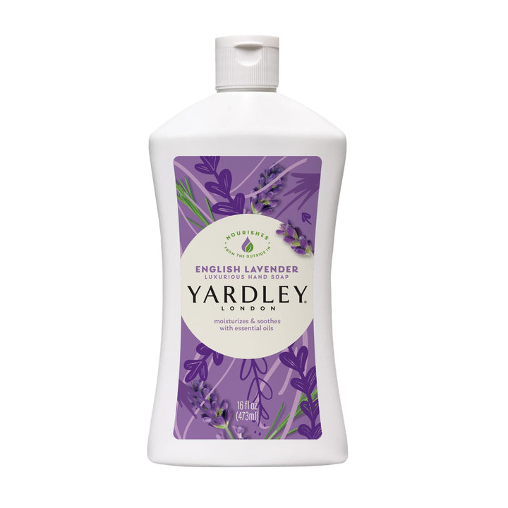 Yardley Of London antibacterial liquid hand soap flowering english lavender - 16 Oz
