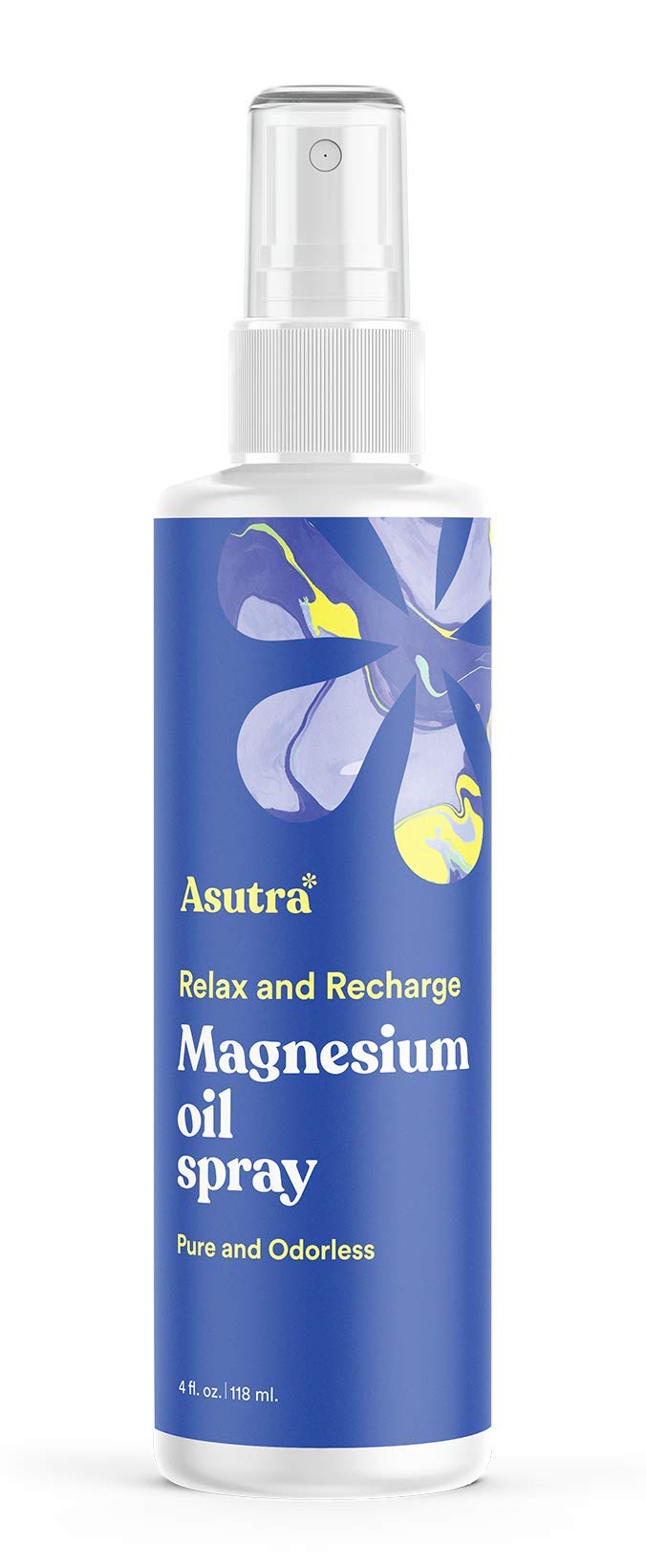 ASUTRA Zechstein Oil Spray Triple Filtered for L Rapid Transdermal Absorption and Magnesium E-Book (4Oz)