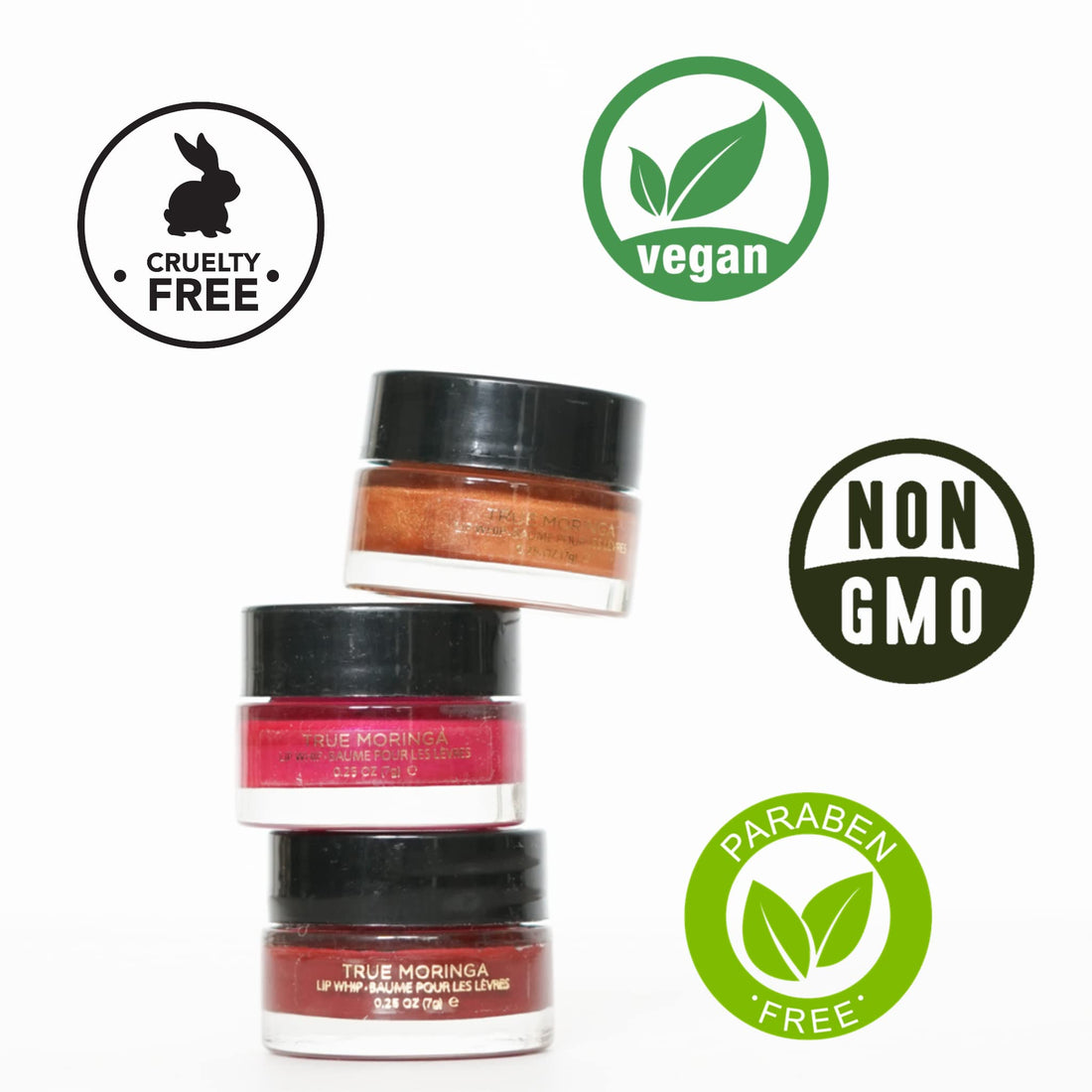 True Moringa Truth Pink Yarrow Cocoa Lip Whip, 0.25 Ounce