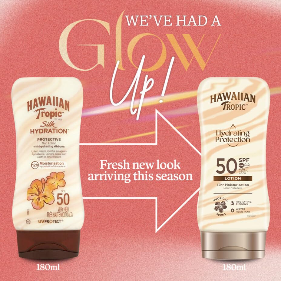 Hawaiian Tropic SPF50 Silk Hydration Lotion by Hawaiian Tropic