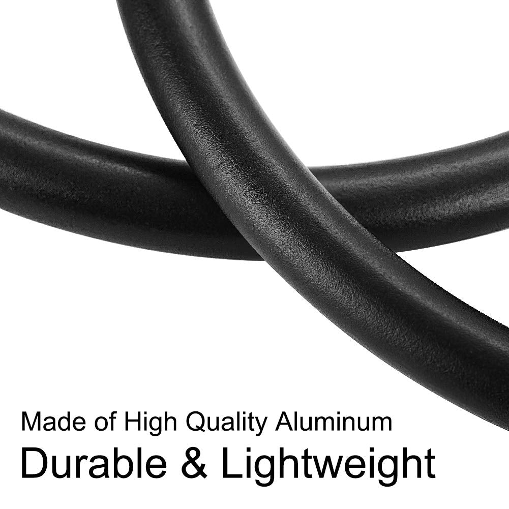Accmor Aluminium Baby Sling Ring 3 inch Soft Wrap Carrier Rings Accessory for Infants Toddlers Newborn Kids (Black)