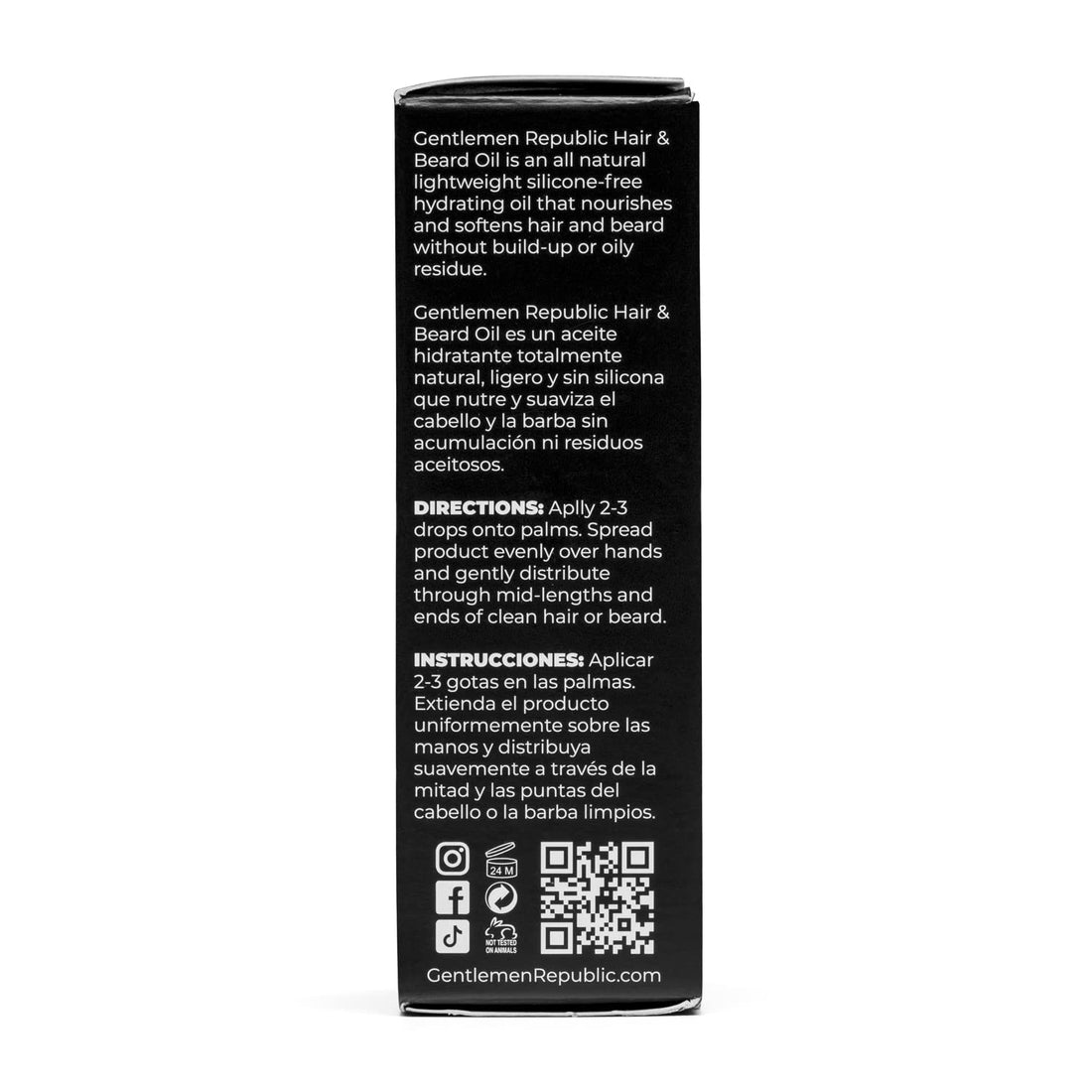 Moisturizing Beard Oil : Gentlemen Republic Genuine Grooming 1 oz Beard Oil Made w/ 100% Essential Oils
