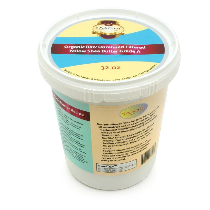 Authentic Organic African Shea Butter Filtered and Creamy, 907g