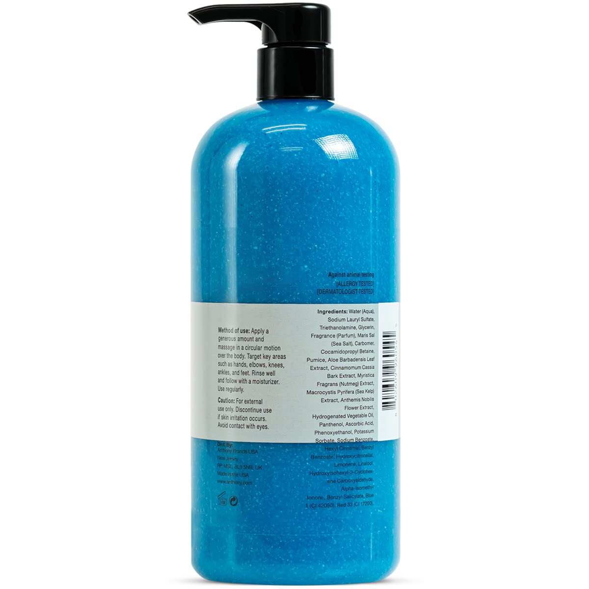 Anthony Blue Sea Kelp Body Scrub, 32 fl. oz.