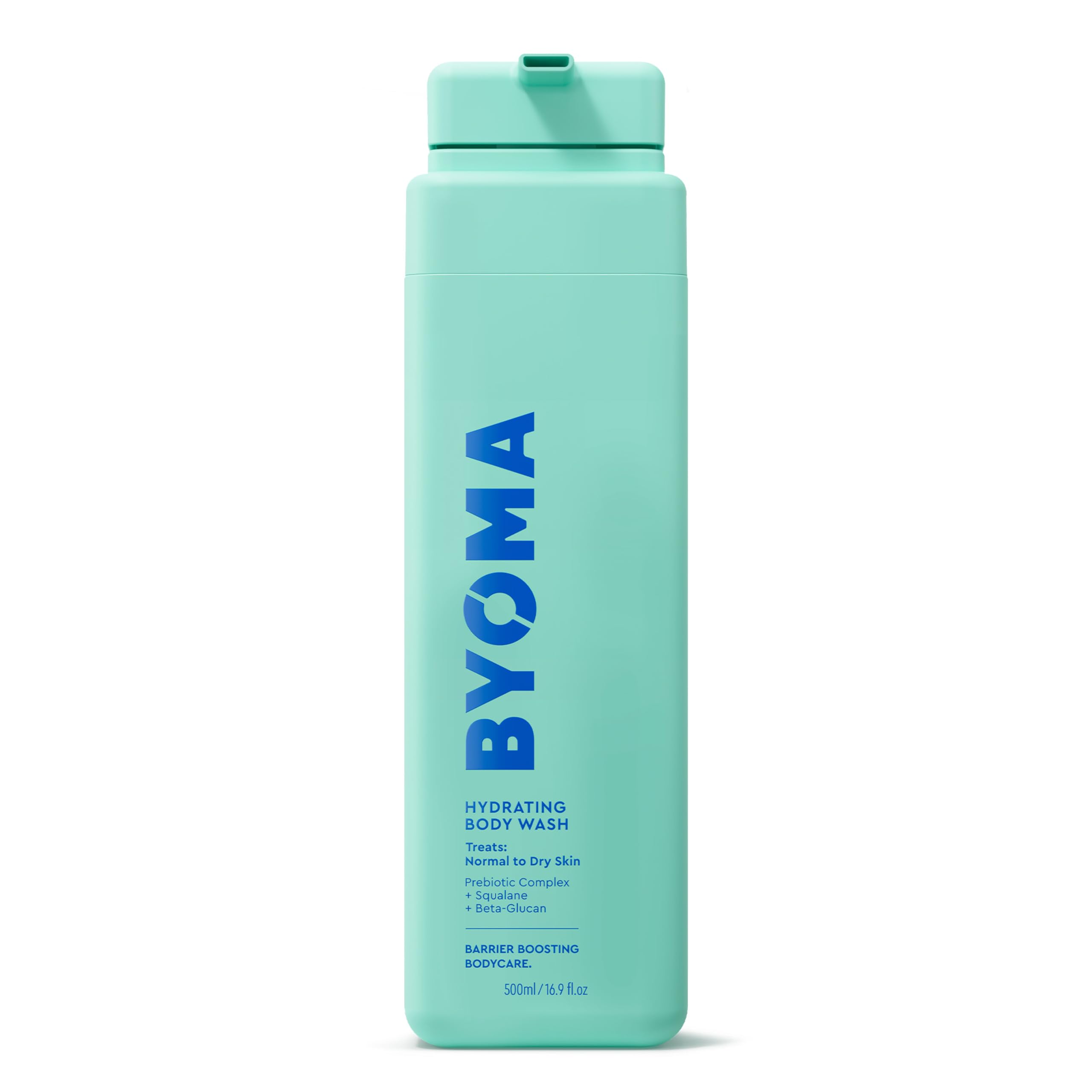 BYOMA Hydrating Body Wash - For Normal to Dry Skin - Hydrating, Creamy Body Wash with Squalane, Beta Glucan - Cleanses, Softens & Soothes - Skin Barrier Repair - 16.9 fl oz