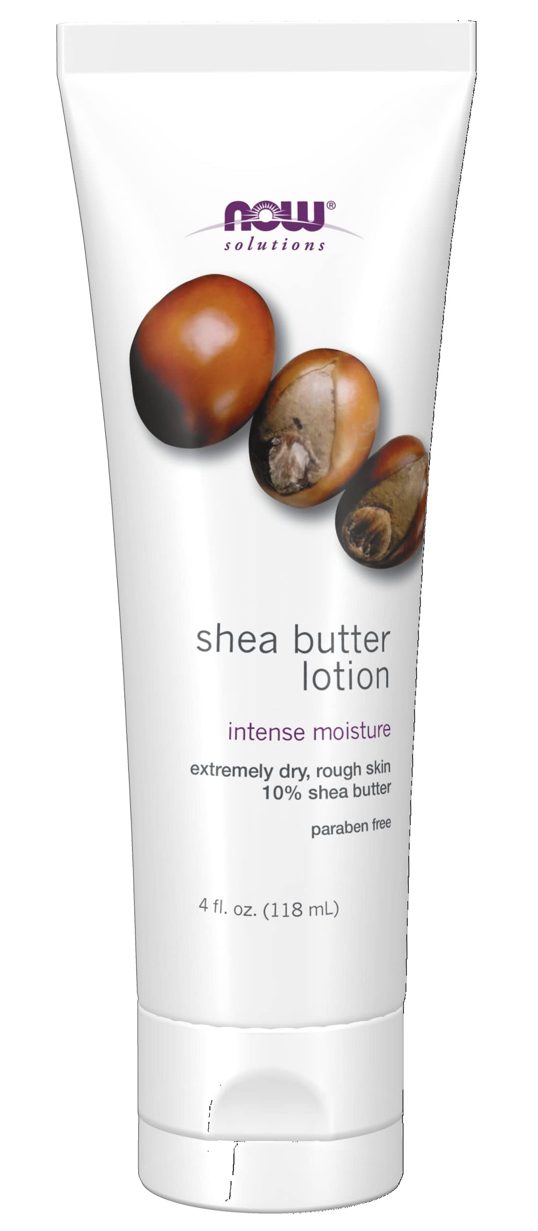 NOW Shea Butter Lotion,4-Ounce