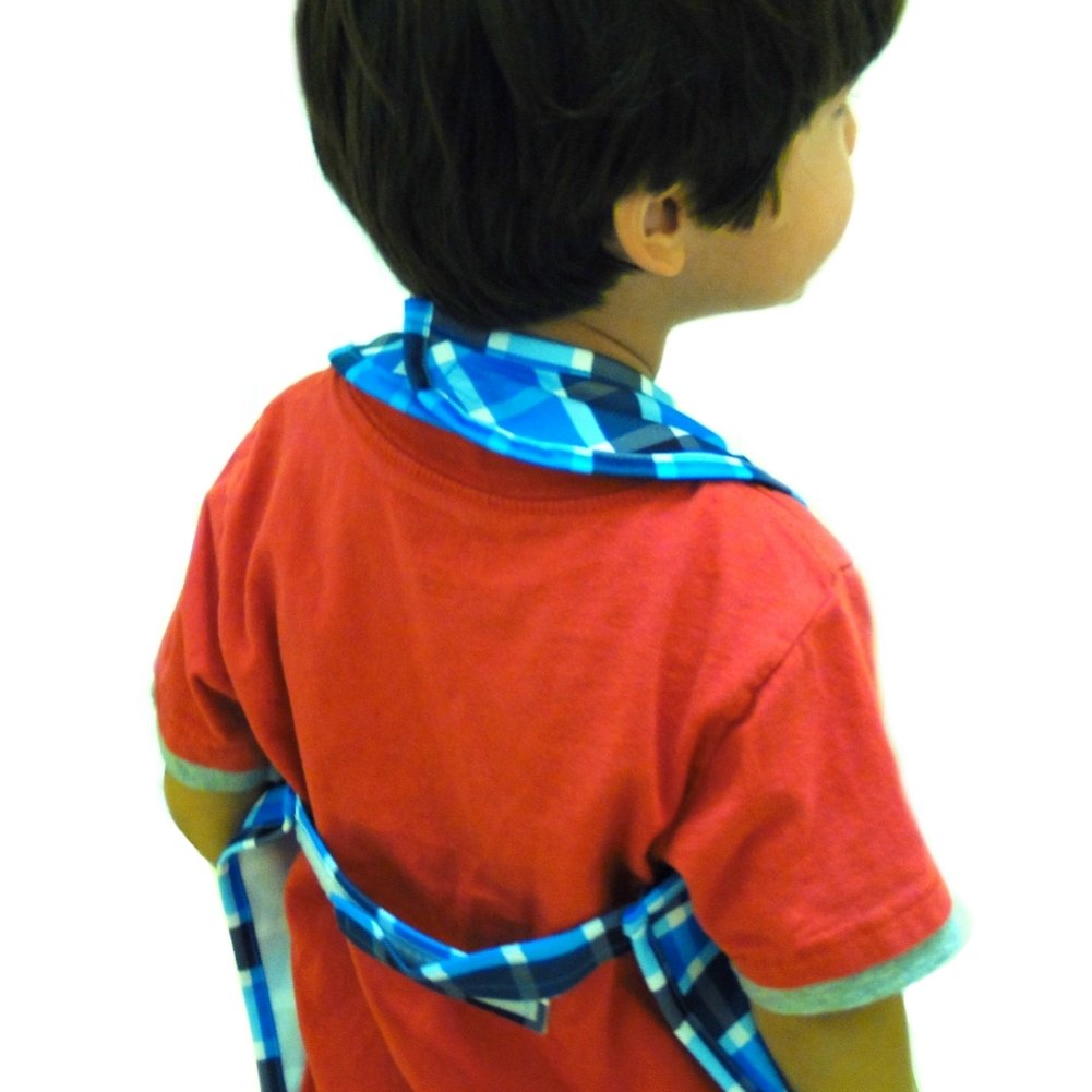 BIB-ON, Full-Coverage Bib and Apron Combination for Infant, Baby, Toddler Ages 0-4. (Planes)