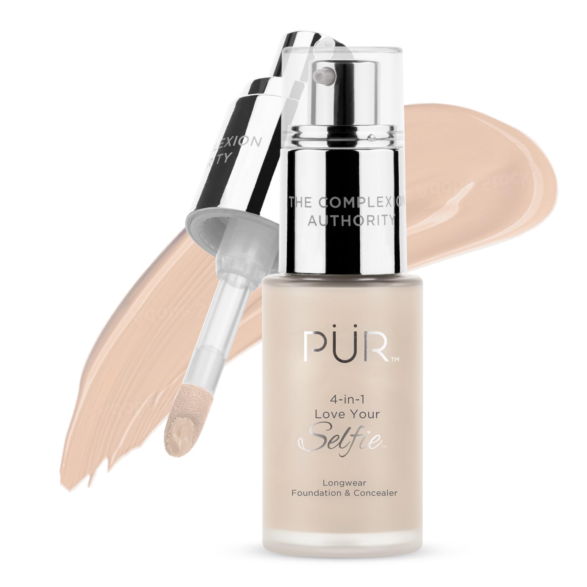 PUR Cosmetics 4-in-1 Love Your Selfie Longwear Foundation & Concealer, Ln6