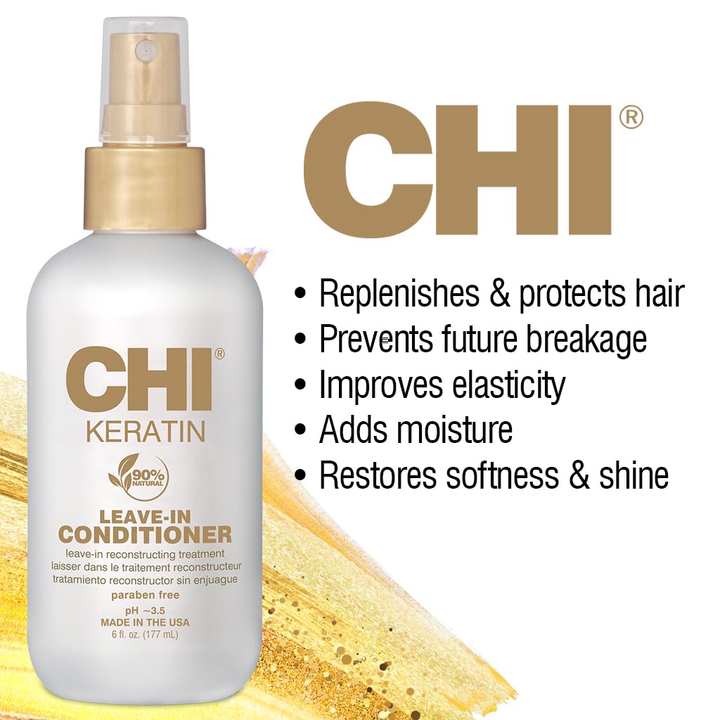 CHI Keratin Leave-In Conditioner, 6 fl. oz.